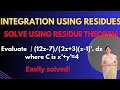 @btechmathshub7050 Problem Using Residues Theorem - Integration Using Residues - Complex Analysis