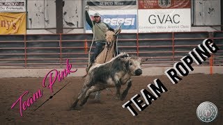 Pink Team Roping