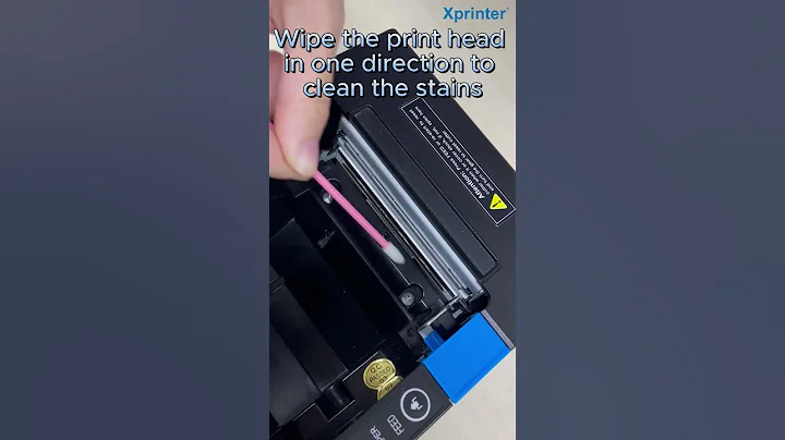 How To Clean Printhead  #thermalprinter #xprinter #printhead #receiptprinter