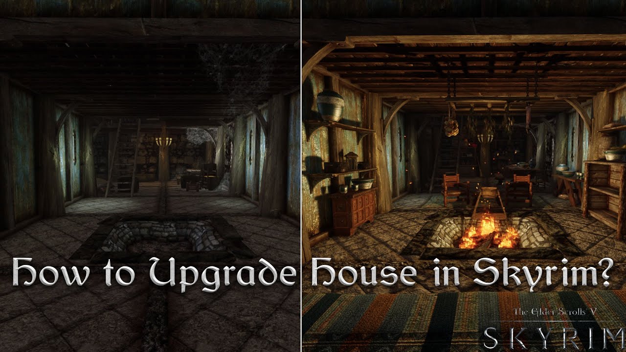 How to Upgrade House in Skyrim? YouTube