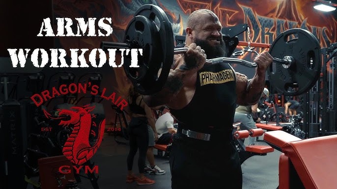 Golem's BACK workout! Dragon's Lair gym Las Vegas! 