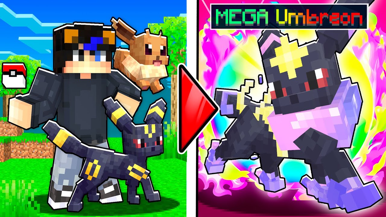 He Creado MEGA EVOLUCIONES de EEVEE en Minecraft!