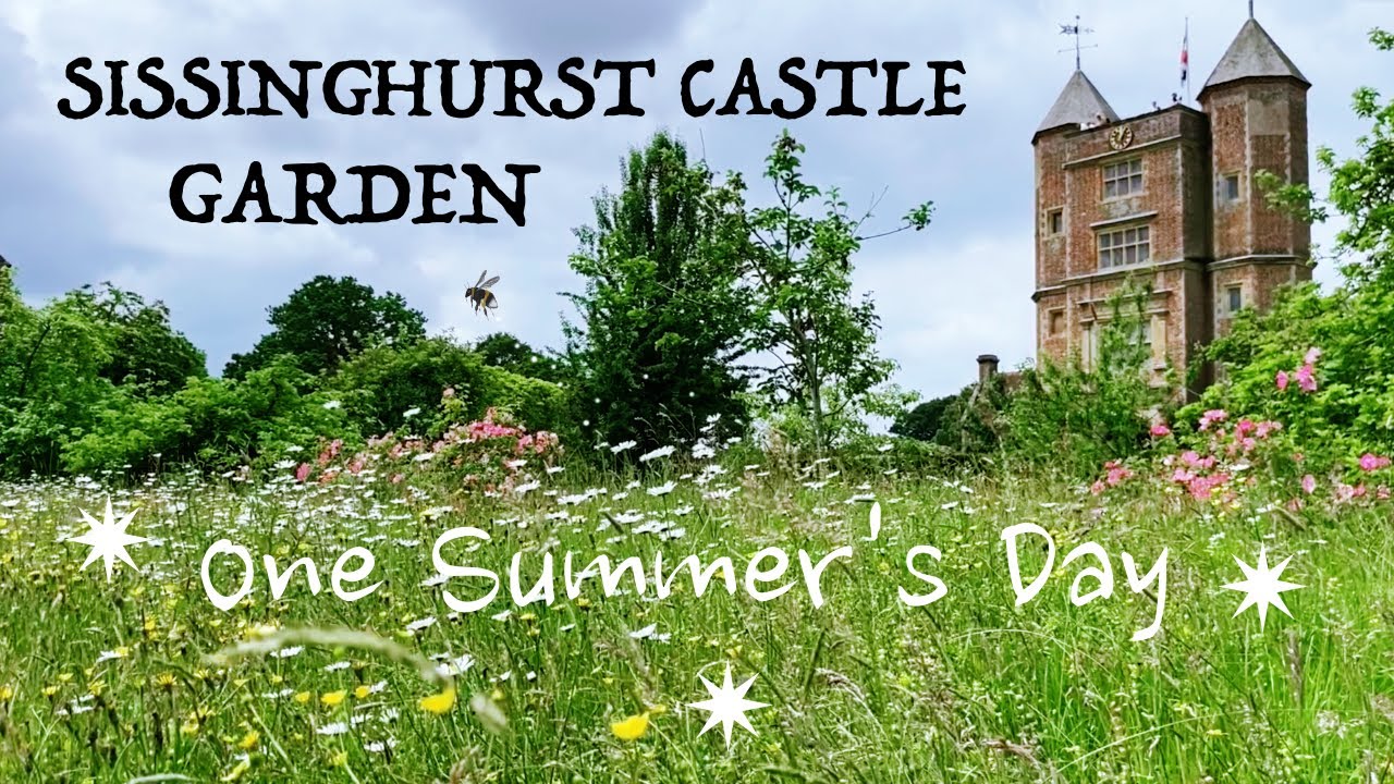 A walk around Sissinghurst Castle Garden in England. June 2024. Summer Garden Ambience/Relaxation