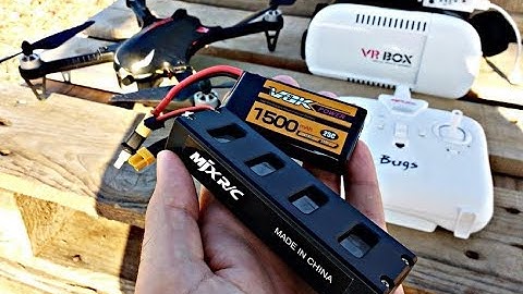 mjx bugs 3 / 2s vs 3s battery / quick fpv test