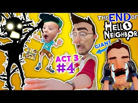 Hello-Neighbor-THE-END-4-REAL!-Shadow-Man-got-Timm