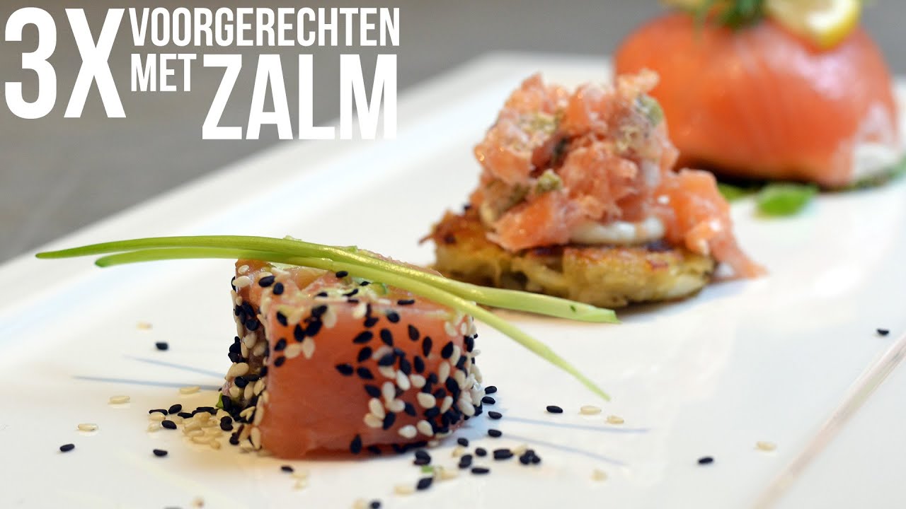 Verwonderlijk 3x Voorgerechten met zalm - YouTube XM-22