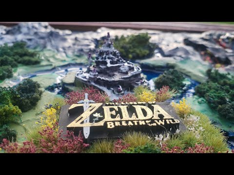 Breath of the Wild - Realistic Hyrule Map Diorama