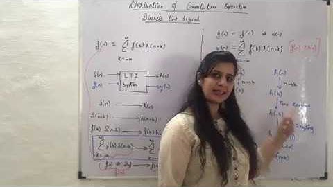 Part 0(1)-Understanding and derivation of Convolution operator for Discrete Time Signals