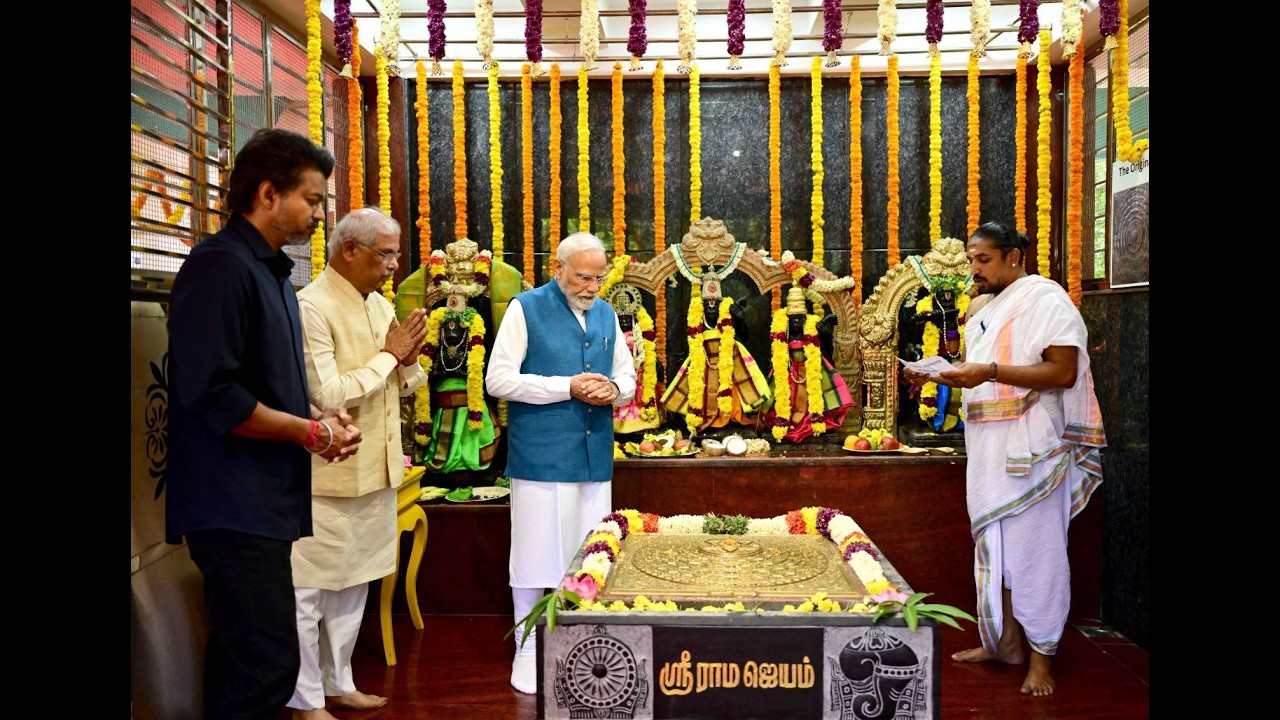 Bridging Heritage & High-Tech: PM Narendra Modi offered prayers to the Śrī Rāmayantram