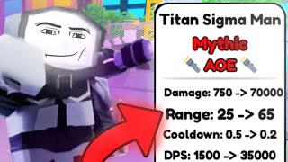 I GOT 😱 TITAN SIGMA MAN 😍 APRIL FOOLS UPDATE | Roblox Toilet Tower Defense