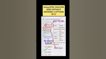 KNOW THIS  TRICK FOR UPSC 2025 PRELIMS 💯😎