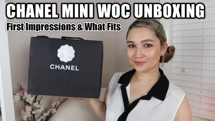 CHANEL IVORY IRIDESCENT WALLET ON CHAIN (WOC) UNBOXING & FIRST IMPRESSIONS