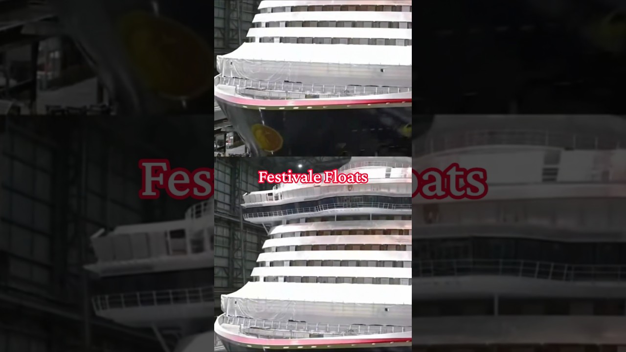 Carnival Festivale is officially floating. #carnival #cruisenews #cruise #travel