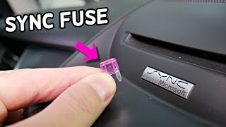 WHERE IS THE SYNC FUSE LOCATED ON FORD C-MAX FORD SYNC NOT WORKING