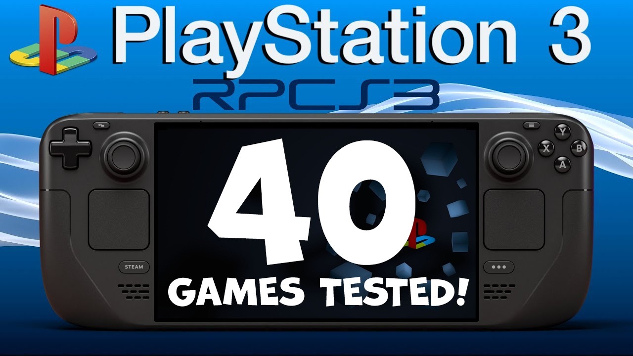 40 PS3 Games Tested on Steam Deck | RPCS3 (v.0.0.39) | Full Performance Test