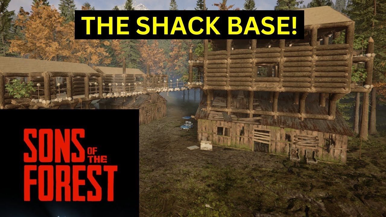 Shack Base I Built A Fishing Shack Base! No Defenses Needed - Sons Of The Forest ...