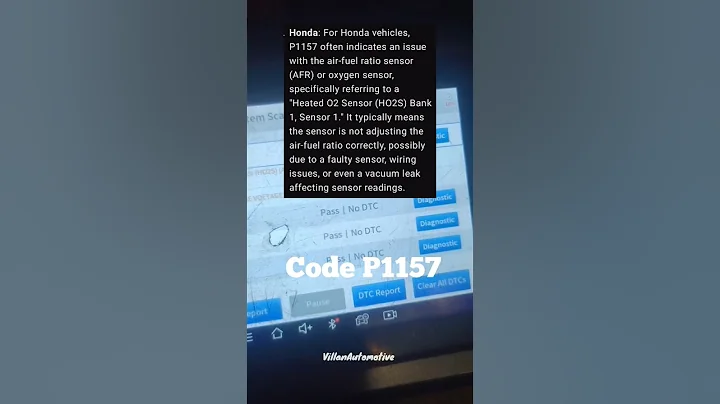 Electrical  Fault| Honda Brio | Resolving P1157 Code #shorts