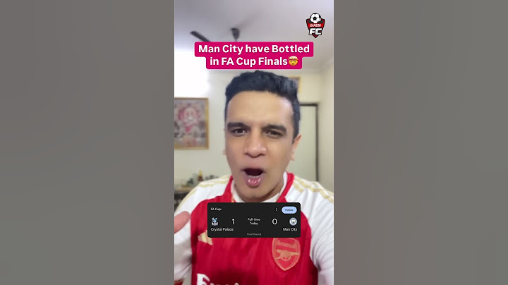 Did Manchester City deserve to lose the FA Cup Final vs Crystal Palace?