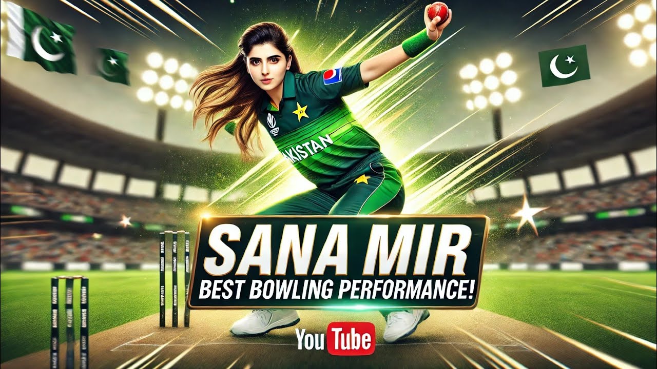Sana Mir’s Best Bowling Performance – Wickets and Her Beautiful Smile! 😄