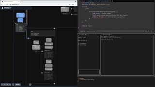 07.-  Writing a code editor (AST, Xstate) with audio cues: List of variables.