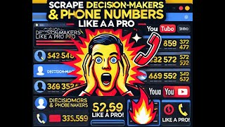 🚀 Scrape Decision Makers & Phone Numbers Like a PRO with Python, Selenium & Bing! 📞💼