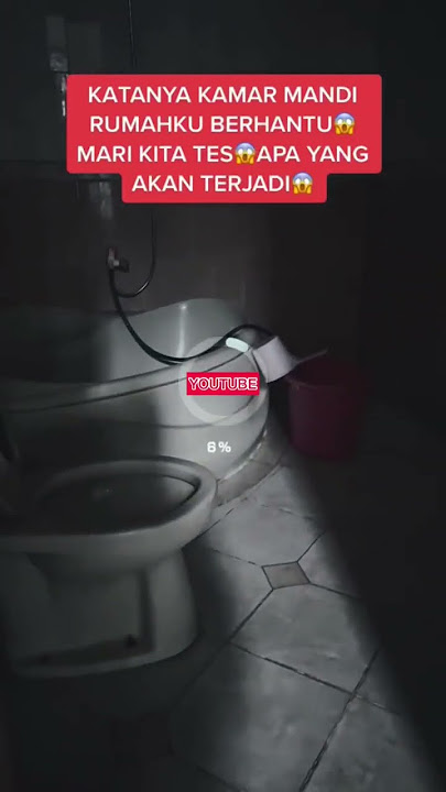 KAMAR MANDI RUMAHKU BERHANTU⁉️😱SEREM BANGET‼️😭#shorts #penampakan #hantu #rumahangker