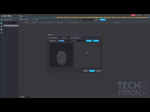 TUTORIAL - How to add an ESeries Access Control Fingerprint Reader to an ESeries Access ControlBoard