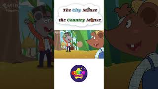 The City Mouse and the Country Mouse - Fairy tale - English Stories #shorts