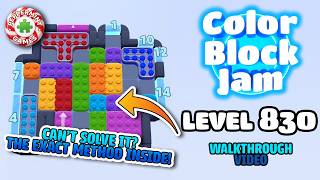 Color Block Jam - Level 830 Walkthrough Solution