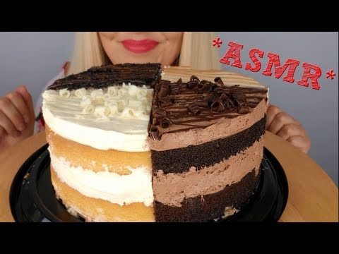 ASMR Eating Chocolate Cake | Cheesecake | Caramel and Cookies n Cream Cake *No Talking