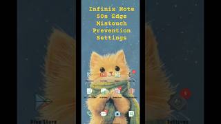 Infinix Note 50s Edge Mistouch Prevention Settings