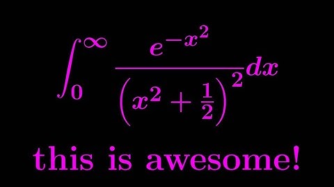 A tricky integral from MIT