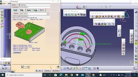 Catia Nc Programming Exercise - 76 #facing #pocketing #profilecontouring #drilling #catianc #ncprogr