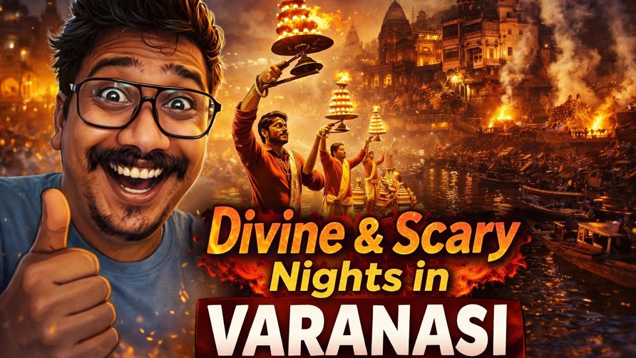One Night in Kashi: Devotion, Death & Bhaang | Varanasi vlog | Ganga Arti | Manikarnika |  Bhaang