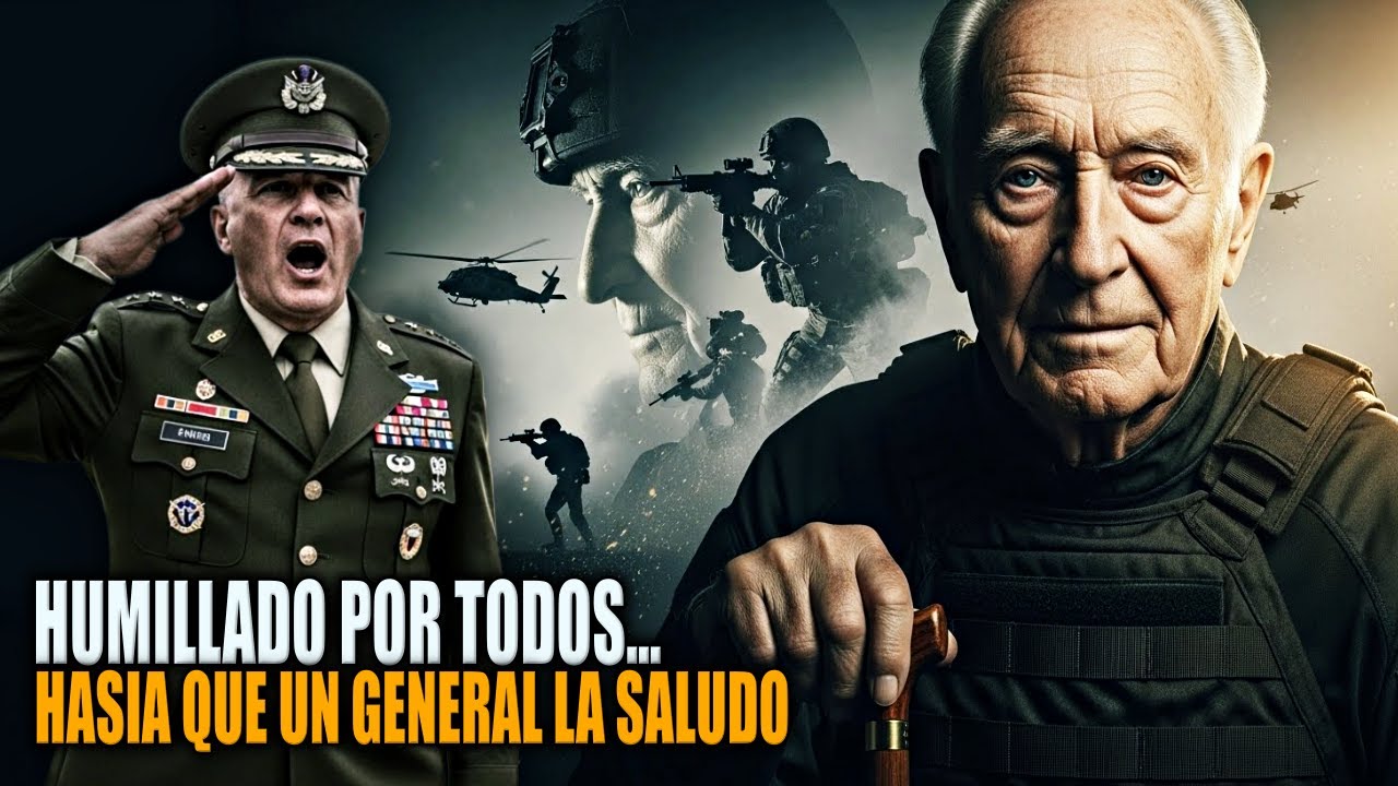 Lo llamaron 'viejo inútil', hasta que un General de 4 estrellas se cuadró ante él