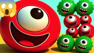  😱Hungry Balls Gameplay Walkthrough II Android, Tricks Level update Hungry Ball 