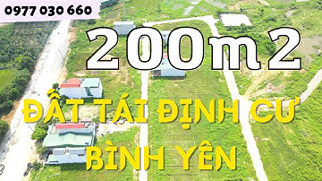 Bán 200m2 đất tái định cư Bình Yên - Bán đất Hòa Lạc| 0977030660