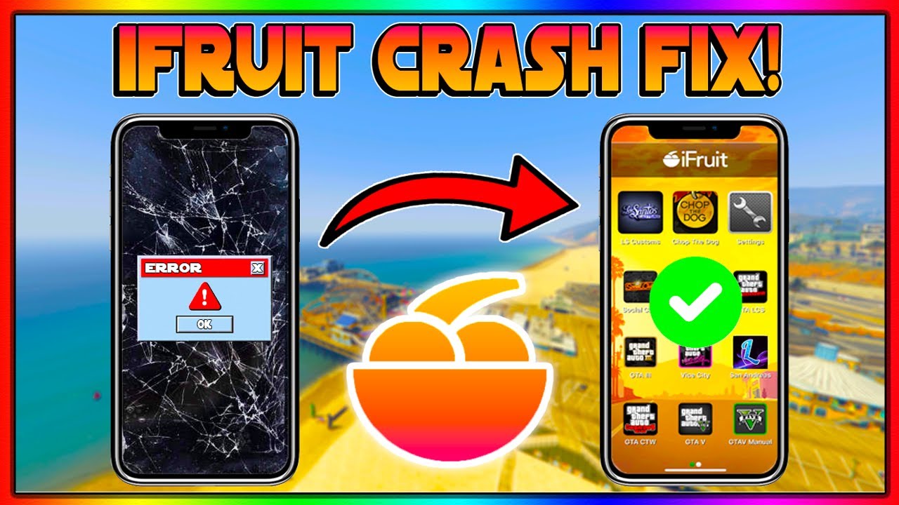 HOW TO FIX THE IFRUIT APP CRASHING - GTA 5 iFruit Crash Fix! (2022) 