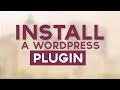 How To Install A WordPress Plugin