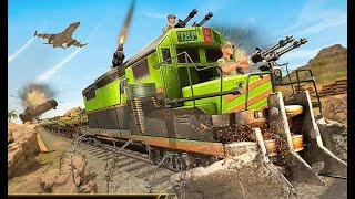 US Army Train Gunship Attack | Rescue Train Driving Android GamePlay | By Game Crazy screenshot 4