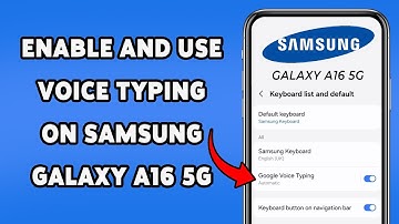 How To Enable And Use Voice Typing On Samsung Galaxy A16 5G 2025 | Hands-Free Texting Made Easy