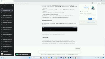 Finding local IP addresses using Python