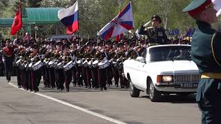 Суворовцы на параде в Уссурийске. 9 мая 2022 года