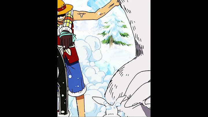 Luffy Saves a Snow Rabbit - One Piece