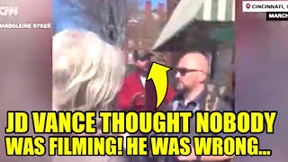 🚨JD Vance PANICS, Realizes Someone Filmed The ENTIRE THING