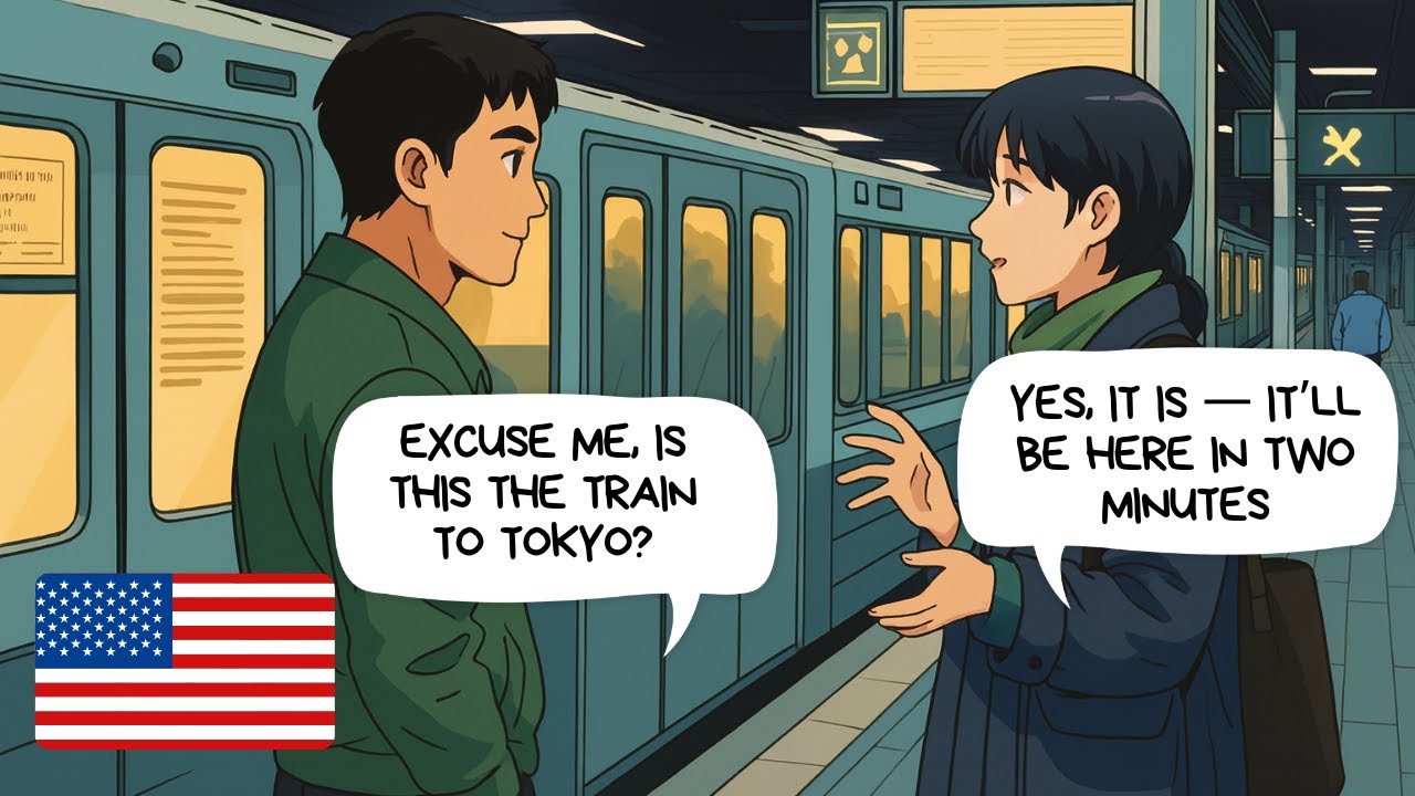 10 English Travel Dialogues ✈️ Real Conversations in London, Paris, Tokyo & More (A1–A2) 