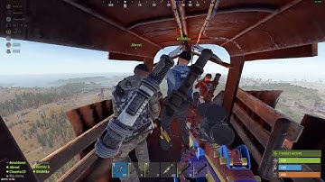 Taking heli on a scrappy for the first time! - RUST