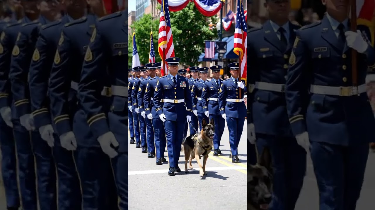 US Army K9 Parade: Elite Discipline! 🇺🇸🐕 