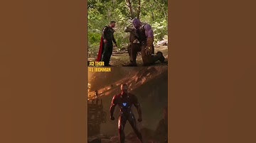 2 avengers made thanos kneel in mcu #shorts