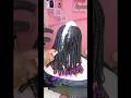 Box braids with curly tips #subscribemychannel #hairstyles #fypyoutube